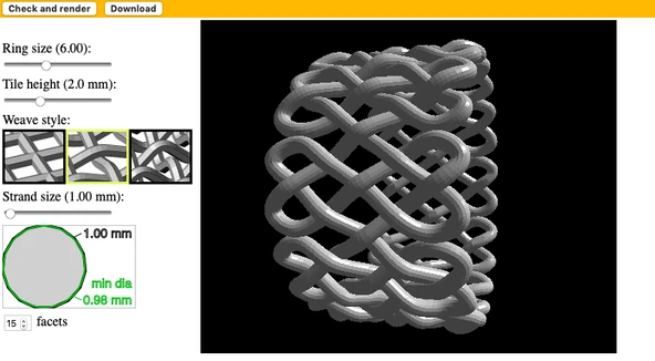 Byr Celtic Düğüm Yüzük (Plastik Aparattır!!!) 3D - Resim 2