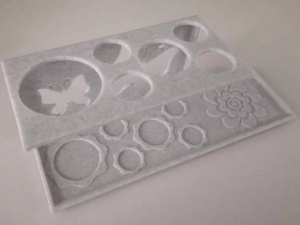 Byr Kelebek diş fırçası tutucusu (Sadece Plastik Aparattır!!!) 3D - 3