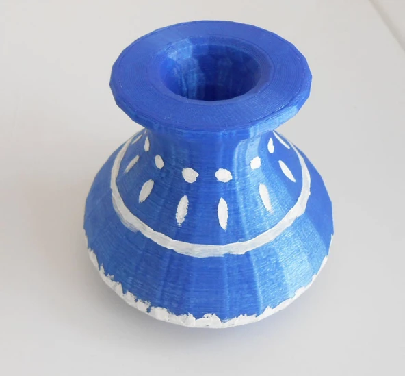Byr 3DShilp Matki - küçük geleneksel Hint çömleği (Sadece Plastik Aparattır!!!) 3D - 2