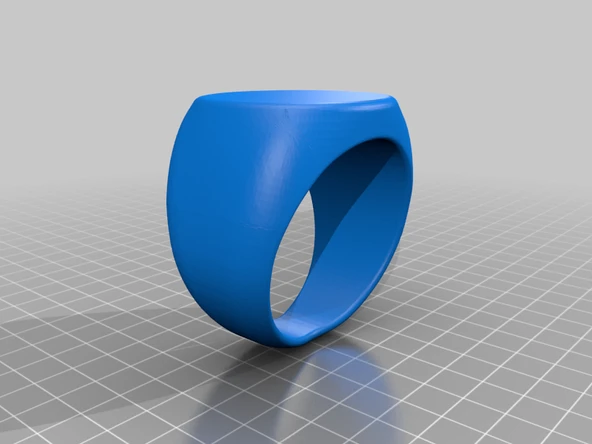 Byr Boş Yüzük - Düz Yüz (Sadece Plastik Aparattır!!!) 3D - Resim 4