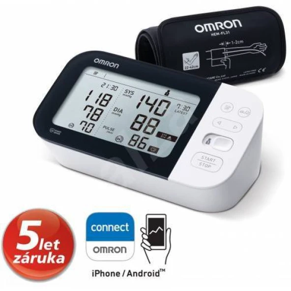 Omron M7 Intelli IT Hem-7361T-EBK Koldan Tansiyon Ölçer - 3