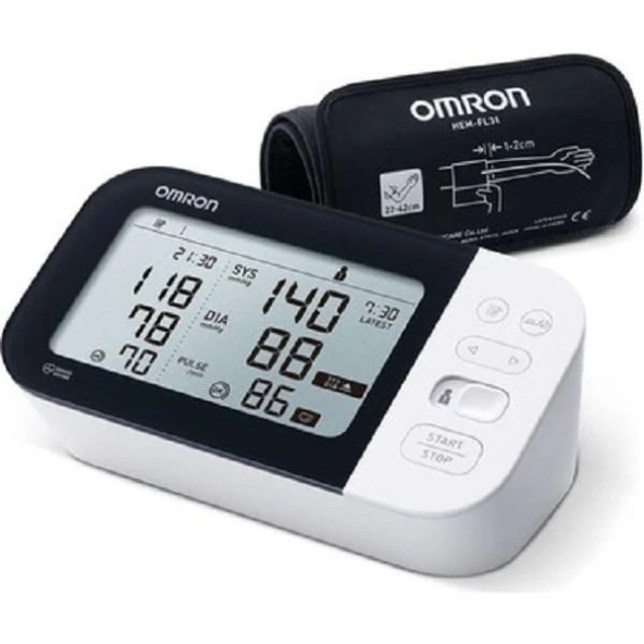 Omron M7 Intelli IT Hem-7361T-EBK Koldan Tansiyon Ölçer - 9