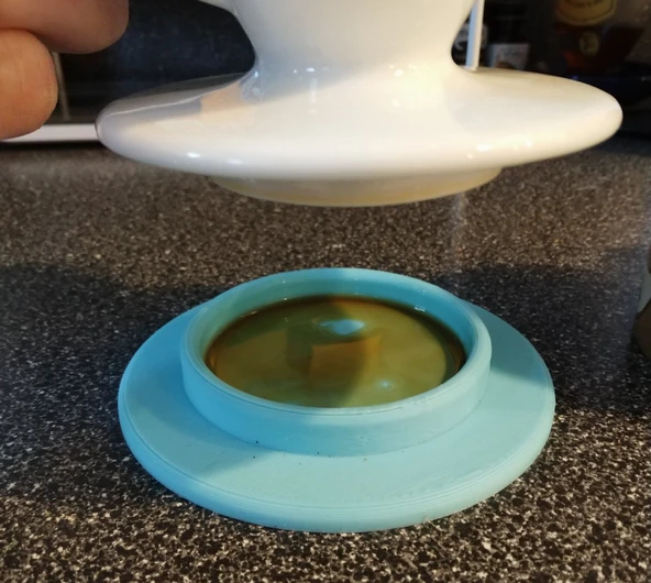 Byr Hario V60 Boyut 01 (Küçük) Damla Taban (Sadece Plastik Aparattır!!!) 3D - 3