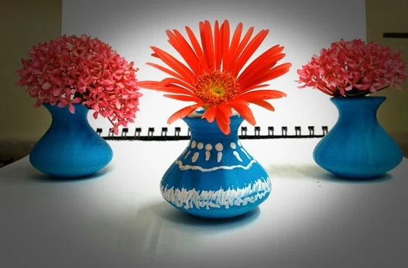 Byr 3DShilp Matki - küçük geleneksel Hint çömleği (Sadece Plastik Aparattır!!!) 3D - 1
