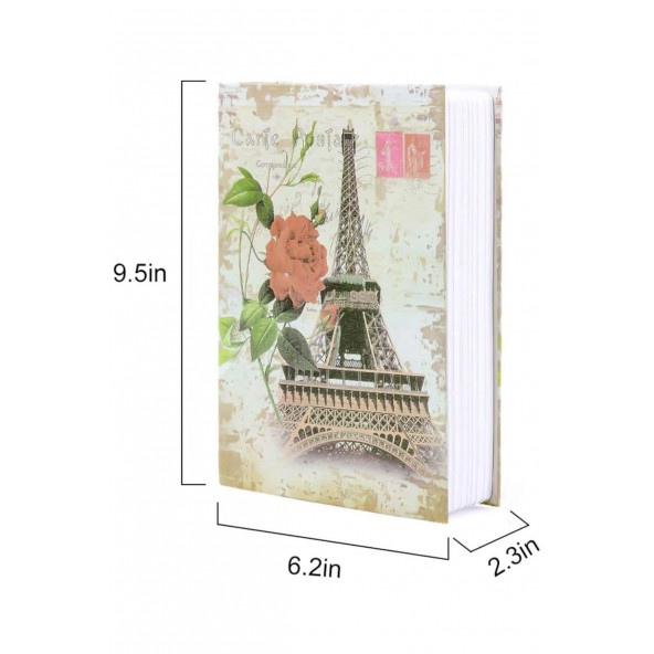 MÜHLEN Secret Safe PARIS 240-P Büyük Boy Kitap Şekli Gizli & Şifreli Para ve Değerli Eşya Kasası - 3