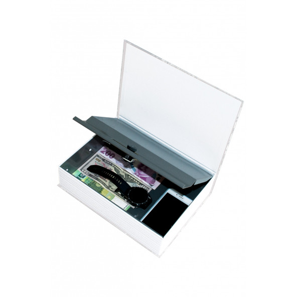MÜHLEN Secret Safe ROUTE 265-R En Büyük Boy Kitap Şekli Gizli & Şifreli Para ve Değerli Eşya Kasası - 6