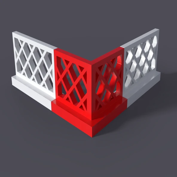 Lego uyumlu köşe çiti (Plastik Aparattır!!!)