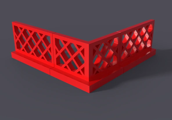 Lego uyumlu köşe çiti (Plastik Aparattır!!!) - 3