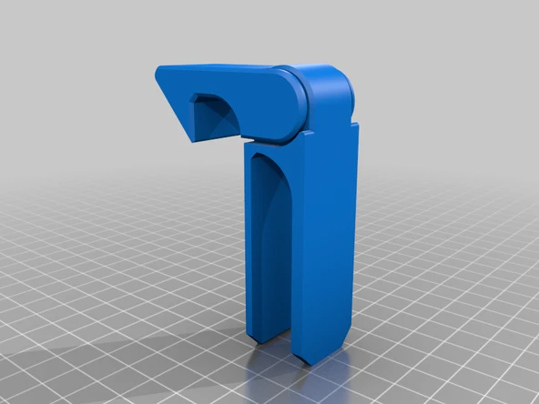 Byr Piss-Up Klozet Kapağı Mandalı (Sadece Plastik Aparattır!!!) 3D - 3