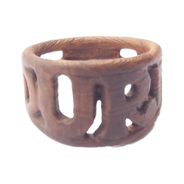 Byr İki yüzük üzerinde harfli ve özelleştirilmiş edürne yüzüğü (Plastik Aparattır!!!) 3D - Resim 5