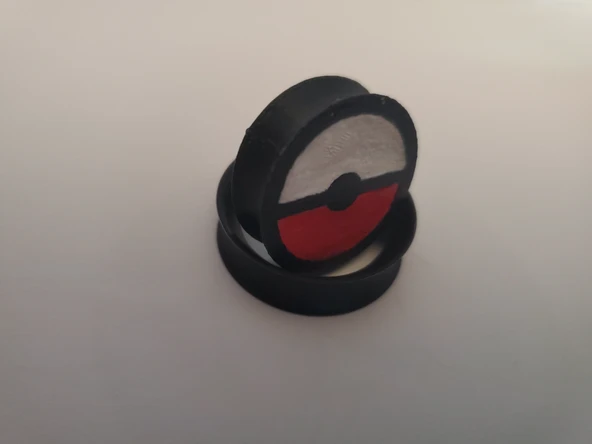 Pokeball Fişleri (Göstergeler) 1 İnç (Plastik Aparattır!!!) - 2