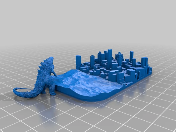 Godzilla Oyun Seti (Altoid Teneke için) (Plastik Aparattır!!!)