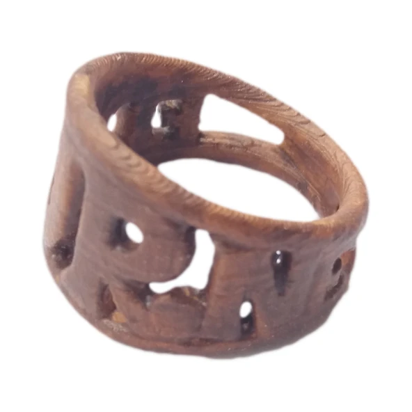 Byr İki yüzük üzerinde harfli ve özelleştirilmiş edürne yüzüğü (Plastik Aparattır!!!) 3D - Resim 2