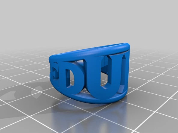 Byr İki yüzük üzerinde harfli ve özelleştirilmiş edürne yüzüğü (Plastik Aparattır!!!) 3D - Resim 3