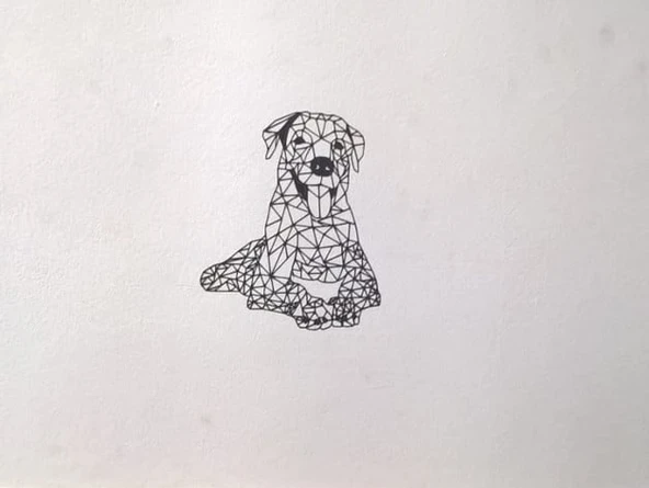 Labrador Thanos (Duvar sanatı) (Plastik Aparattır!!!) - 4