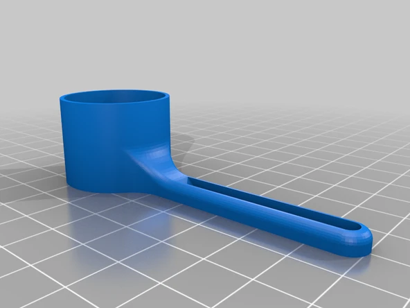 Byr Kahve Kaşık Destek Yok (Plastik Aparattır!!!) 3D
