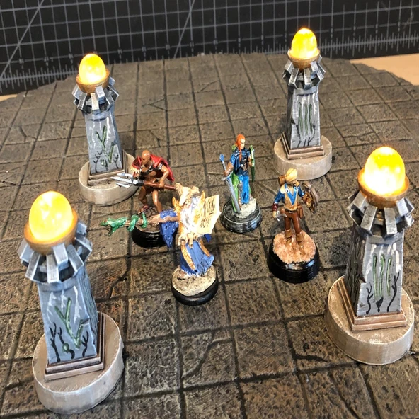 Byr RPG Mistik Sütun Sütunu (Sadece Plastik Aparattır!!!) 3D