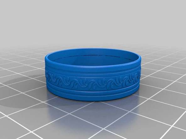 Byr Düğün Altın Yüzük KTWR05 (Plastik Aparattır!!!) 3D ürün görseli