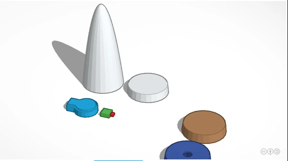 Byr RPG Mistik Sütun Üssü (Sadece Plastik Aparattır!!!) 3D - 4