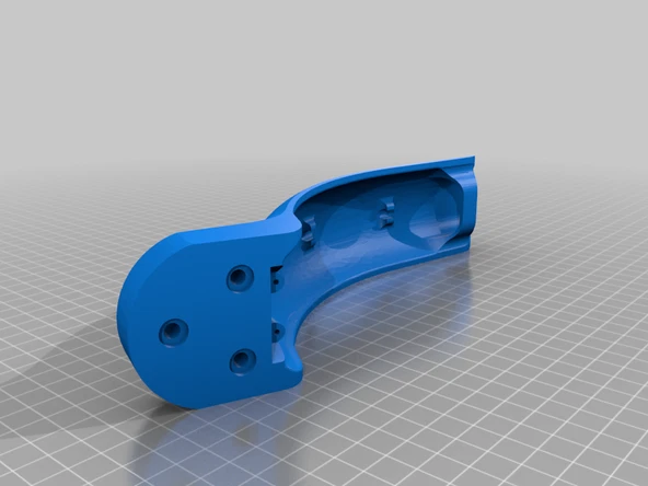 Byr 10' tekerlek için fren lambalı kısa çamurluk - Xiaomi Mijia M365 (Sadece Plastik Aparattır!!!) 3D