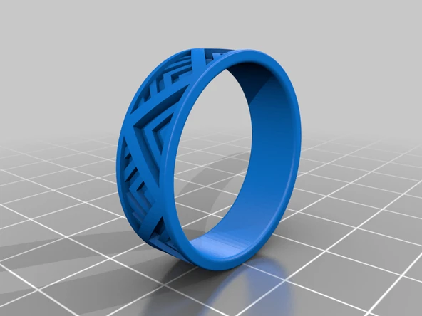 Byr Geometrik Yüzük (Plastik Aparattır!!!) 3D - Resim 5