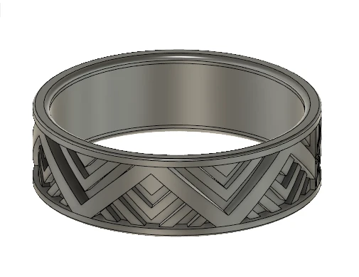 Byr Geometrik Yüzük (Plastik Aparattır!!!) 3D - Resim 2