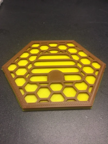 Arı kovanı coaster (Plastik Aparattır!!!) - 3
