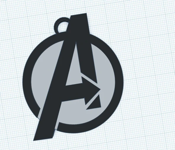 Byr Avengers Kolye (Sadece Plastik Aparattır!!!) 3D ürün görseli 1