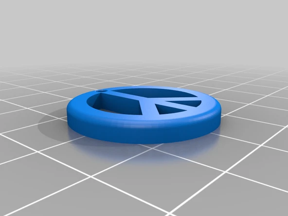 Byr Anahtar Yüzük Barış işareti (Plastik Aparattır!!!) 3D - Resim 2