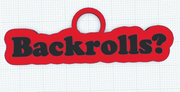 Byr Backrolls? Alyssa Edwards kolye (Plastik Aparattır!!!) 3D ürün görseli