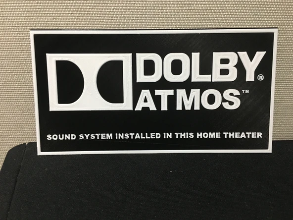 Dolby Atmos İşareti (Plastik Aparattır!!!) - 2