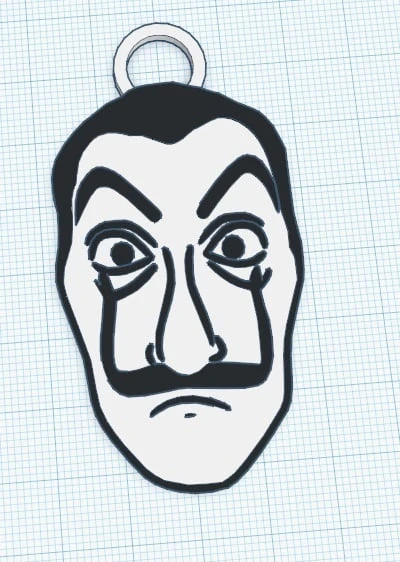 Byr La casa de papel kolye (Sadece Plastik Aparattır!!!) 3D ürün görseli