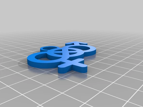 Byr Biseksüel gurur kolyesi (Plastik Aparattır!!!) 3D - Resim 3