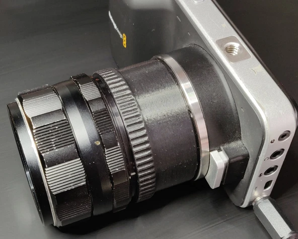 M42 Lens - Micro Four Thirds Gövde Adaptörü (Plastik Aparattır!!!) - 3