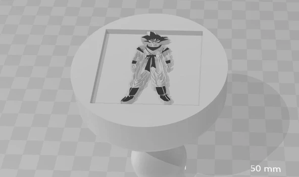 Goku kurabiye damgası (Plastik Aparattır!!!) - 2