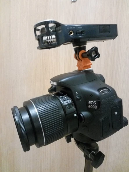 Byr #Gopro DSLR sıcak ayakkabı yuvası (Sadece Plastik Aparattır!!!) 3D - Resim 3