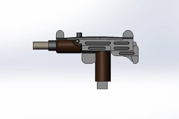 Lego Minifigürleri için UZI (Plastik Aparattır!!!) - 4