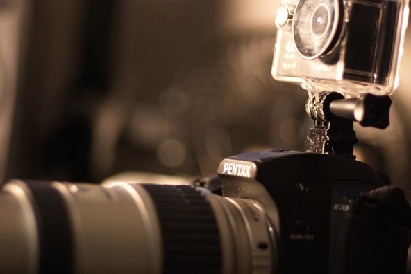 Byr #Gopro DSLR sıcak ayakkabı yuvası (Sadece Plastik Aparattır!!!) 3D - Resim 2