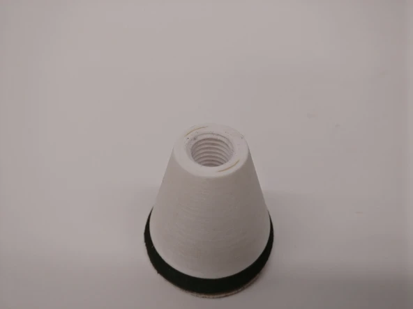 Byr Açılı taşlama makinesi 50 mm zımpara diskleri için zımpara tabanı (Sadece Plastik Aparattır!!!) 3D - 3