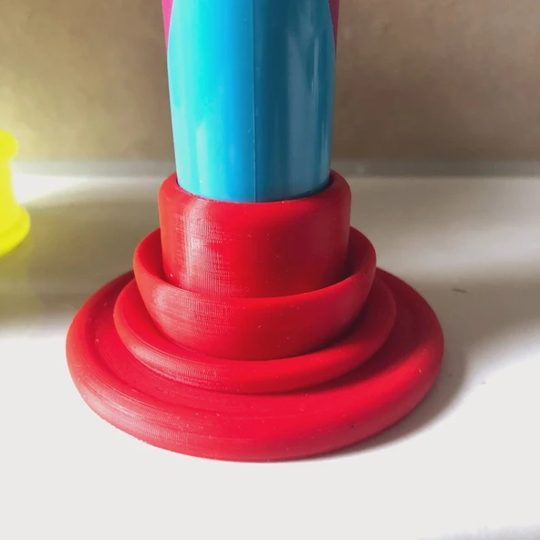 Byr Oral-B Çocuk Diş Fırçası Standı (Sadece Plastik Aparattır!!!) 3D ürün görseli