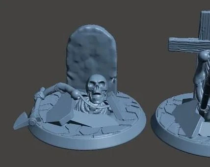 28mm Undead Skeleton Warrior - Mezardan Tırmanma 1 (Plastik Aparattır!!!) - 2