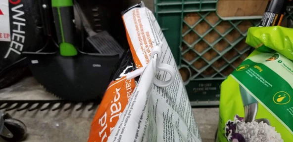 Byr Kapalı parmak deliği ile çanta klipsi (Sadece Plastik Aparattır!!!) 3D - 3