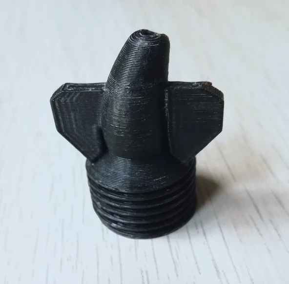 Byr Duş sarmal Püskürtme başlığı G1/2-14 (Sadece Plastik Aparattır!!!) 3D - Resim 2