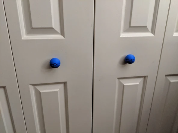 Byr Pokeball dolap düğmeleri (Sadece Plastik Aparattır!!!) 3D - 4