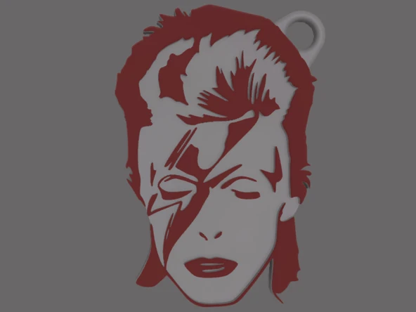 David Bowie Anahtarlık (Plastik Aparattır!!!) - 2