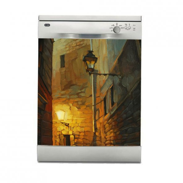 Bulaşık makinesi sticker Beyaz eşya kaplama Beyaz eşya sticker  gece lambası