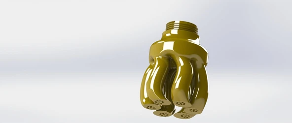 Byr ahtapot duş başlığı (Sadece Plastik Aparattır!!!) 3D - 2