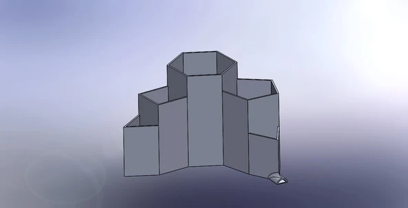 Byr Poligon Çatal Teşheri S doğrulaması optimize edilmiş (Sadece Plastik Aparattır!!!) 3D - Resim 4