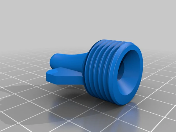 Byr Duş sarmal Püskürtme başlığı G1/2-14 (Sadece Plastik Aparattır!!!) 3D - Resim 3