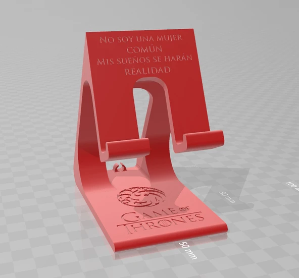 Byr Game of Thrones Telefon şarj istasyonu ve standı (Sadece Plastik Aparattır!!!) 3D - Resim 3